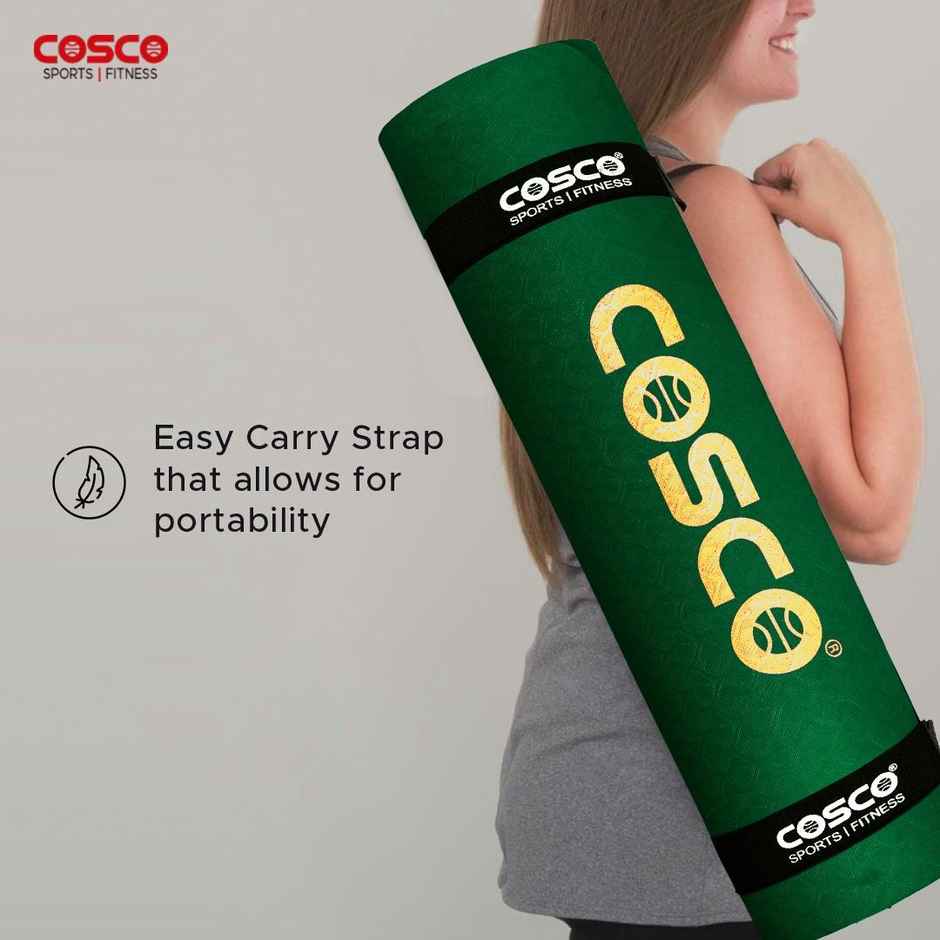 Cosco Yoga Mat Chakra-4Mm 1.00 Piece|Made In India