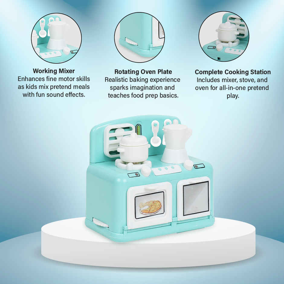 Anz Toy Green Mixer |water Dispenser |oven & Swing Machine Ph 9432