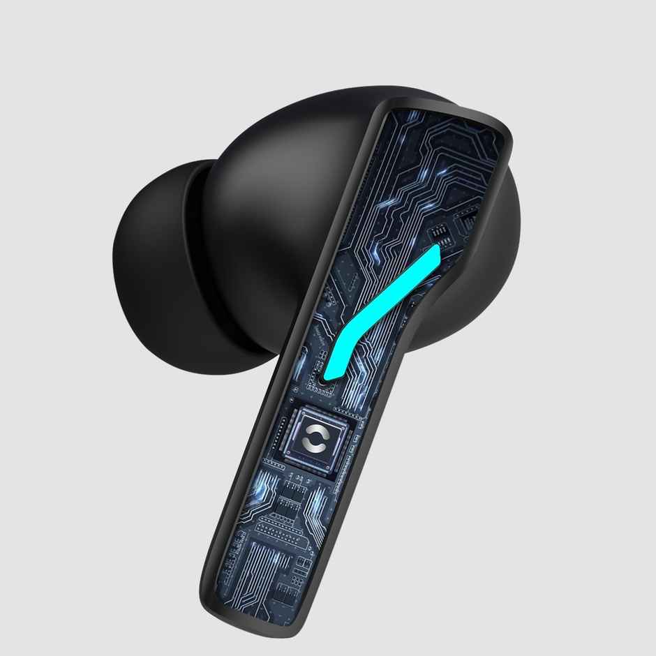 Hoppup Xo1 Black Gaming Earbuds With 50H Playtime