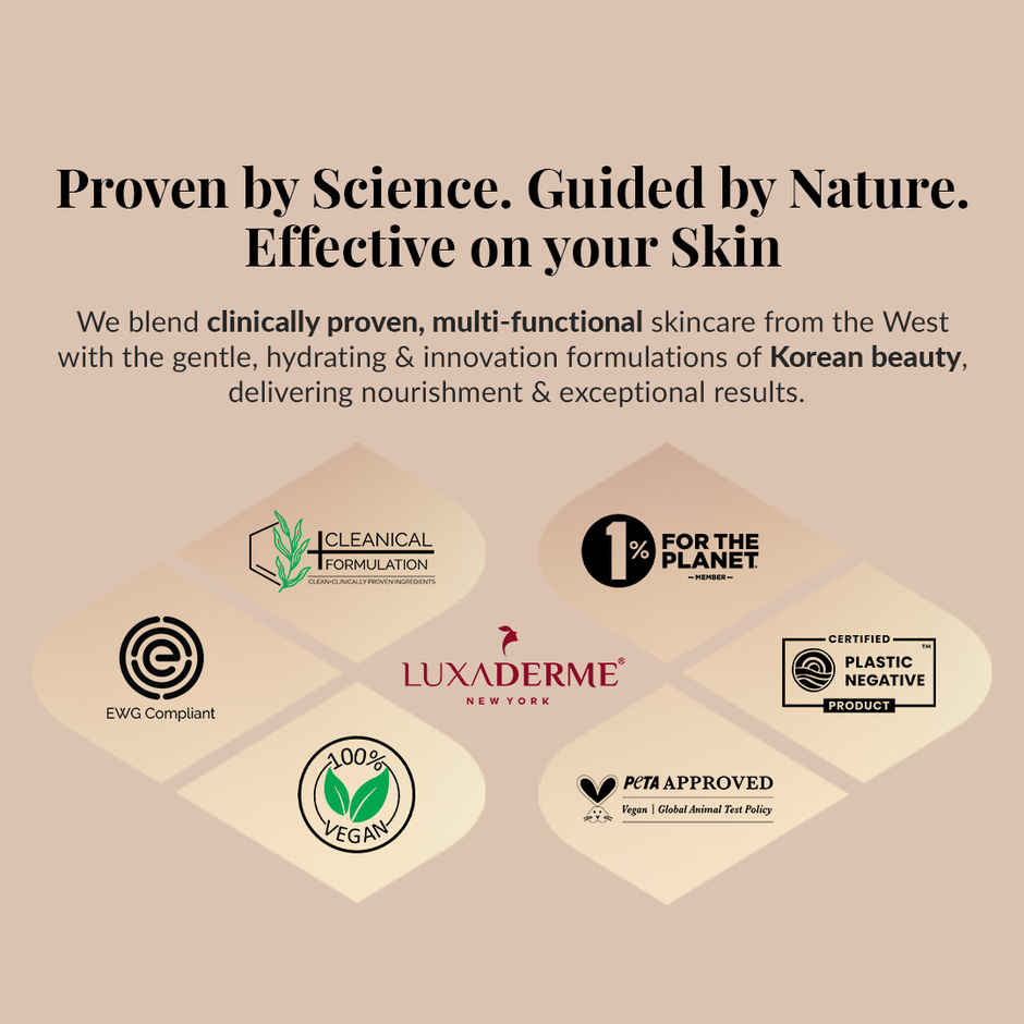 LuxaDerme Detox Bio-Cellulose Korean Face Sheet Mask