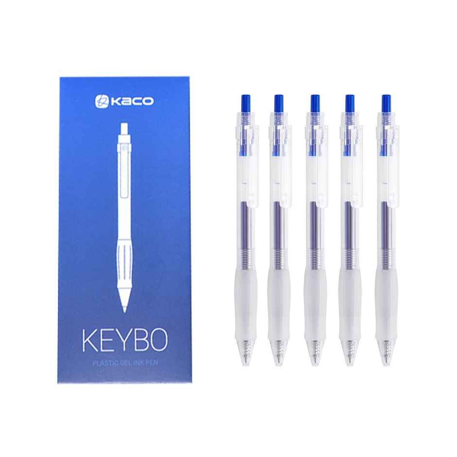 Kaco Keybo Transparent Gel Pen | Blue