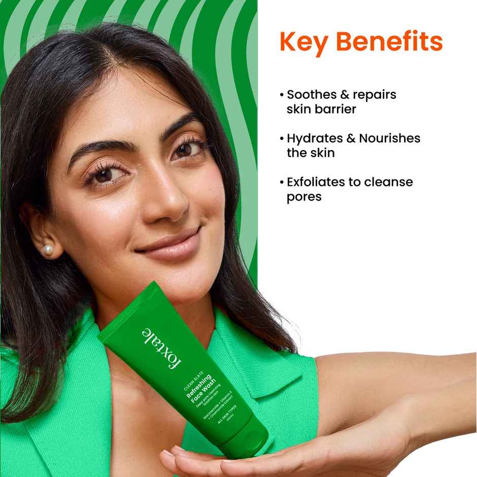 Foxtale Refreshing Face Wash with Niacinamide(Tube)