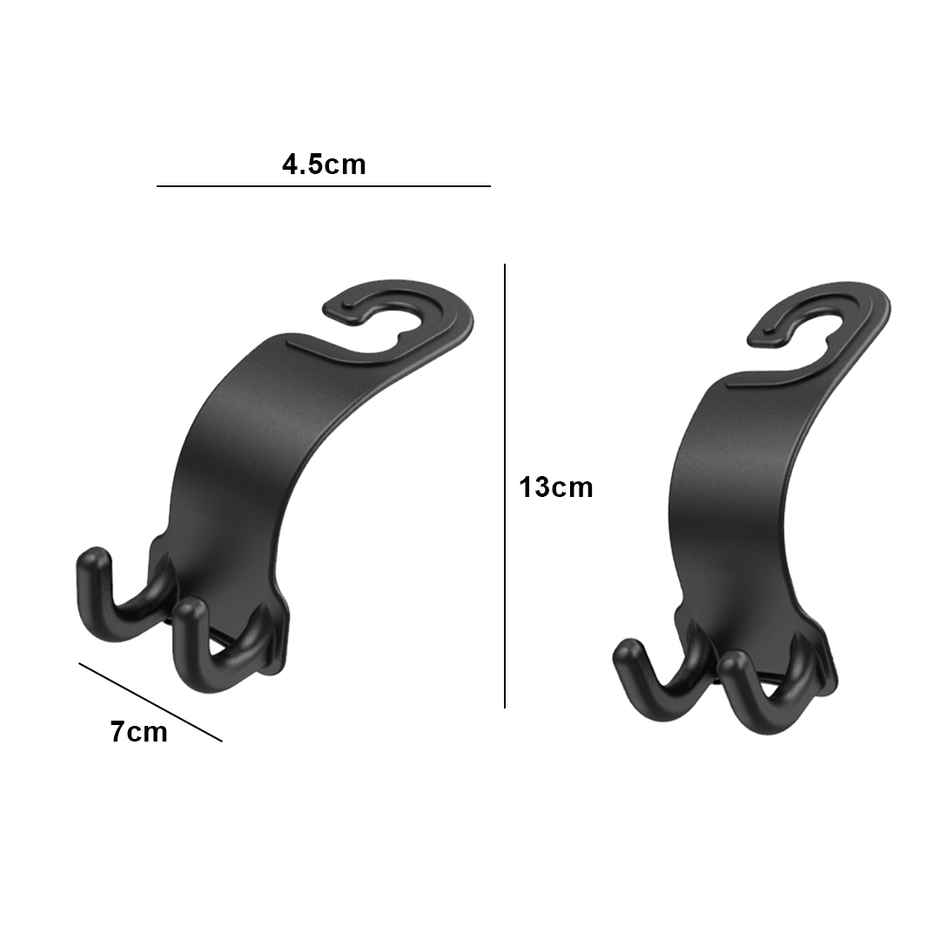 Potauto Car Organizer Multiuse Backseat Headrest Hook Hanger For Purse | Bags | Groceries