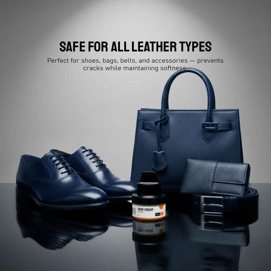 Sneakare Neutral Shoe Cream with Built-In Applicator