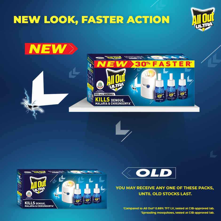 All Out Ultra Liquid Vaporizer Mosquito Repellent | Machine + Refill