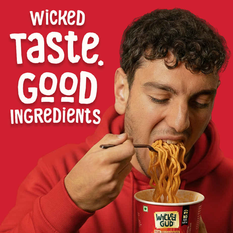 Wickedgud Fiery 2x Spicy Korean Cup Noodles