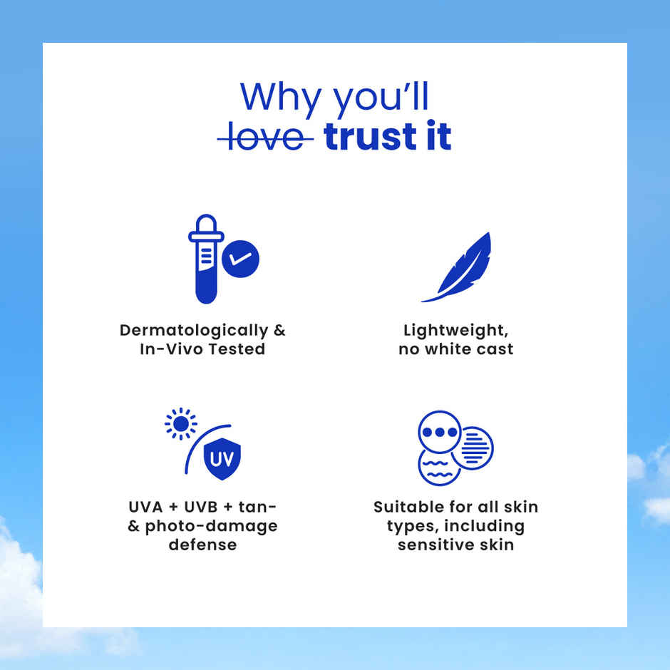 Foxtale Glow Sunscreen SPF50 PA++++ In-Vivo Tested