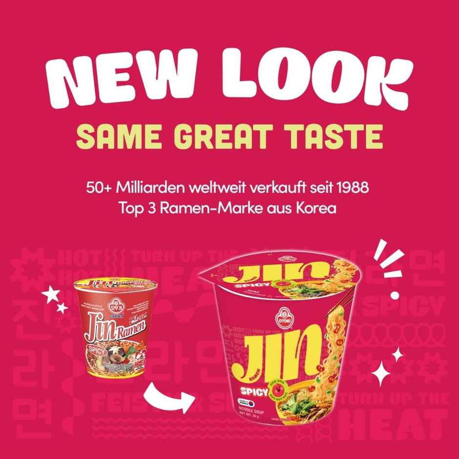 Ottogi Cup Noodle Jin Ramen | Spicy Combo