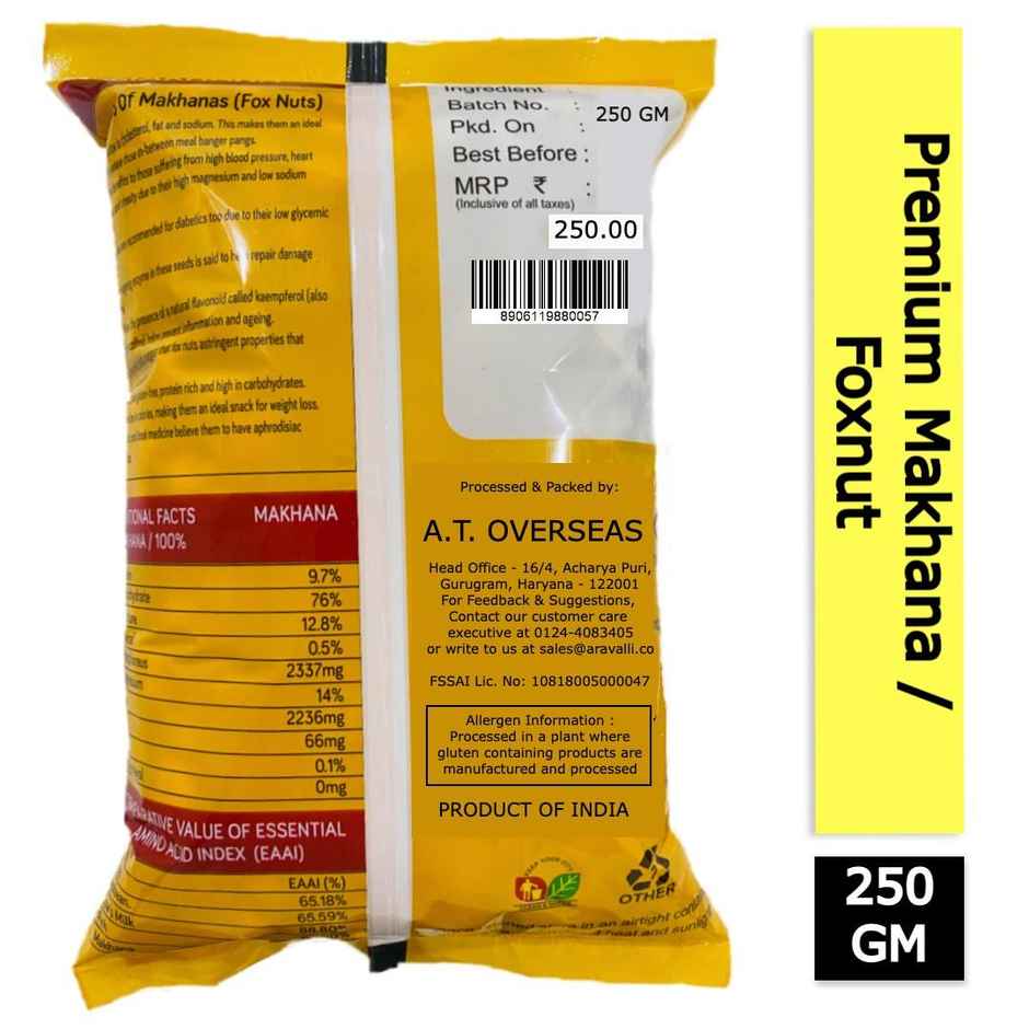 Aravalli Premium Raw Makhana / Foxnut