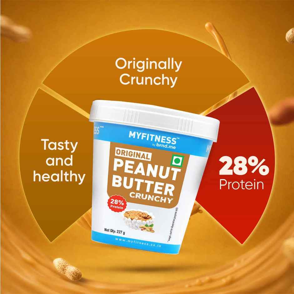 MyFitness Original Peanut Butter Crunchy Spread | High Protein
