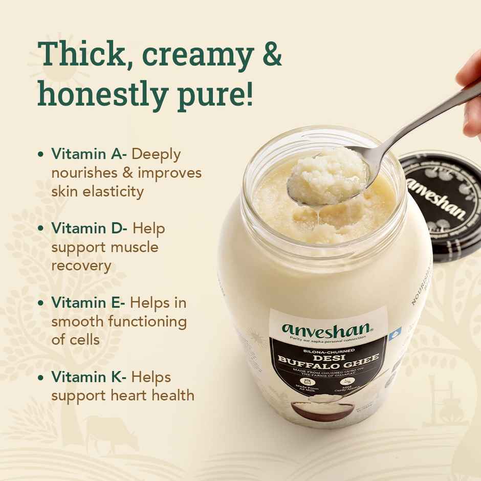 Anveshan Desi Buffalo Ghee