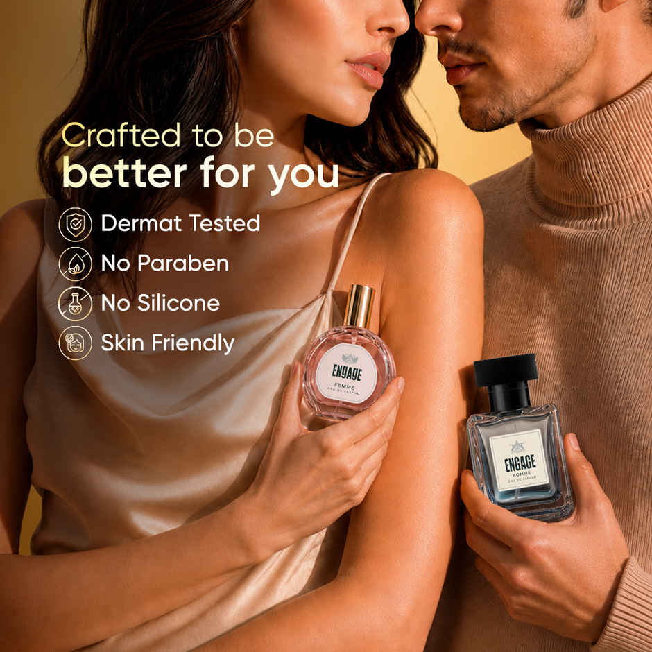 Engage Gift Assorted Luxury Perfume Set for Men & Women | 4 Unique EDPs| Couple Combo