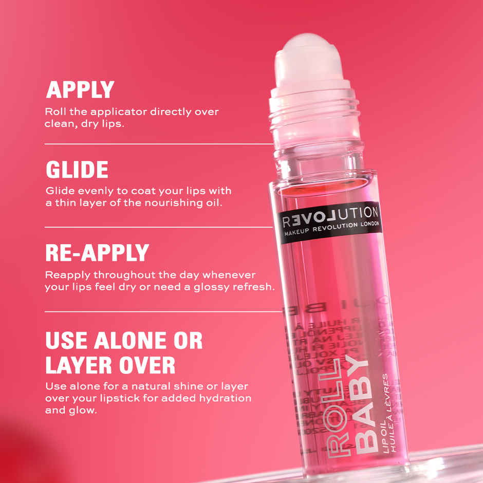 Makeup Revolution Relove Roll Baby Lip Oil Goji Berry