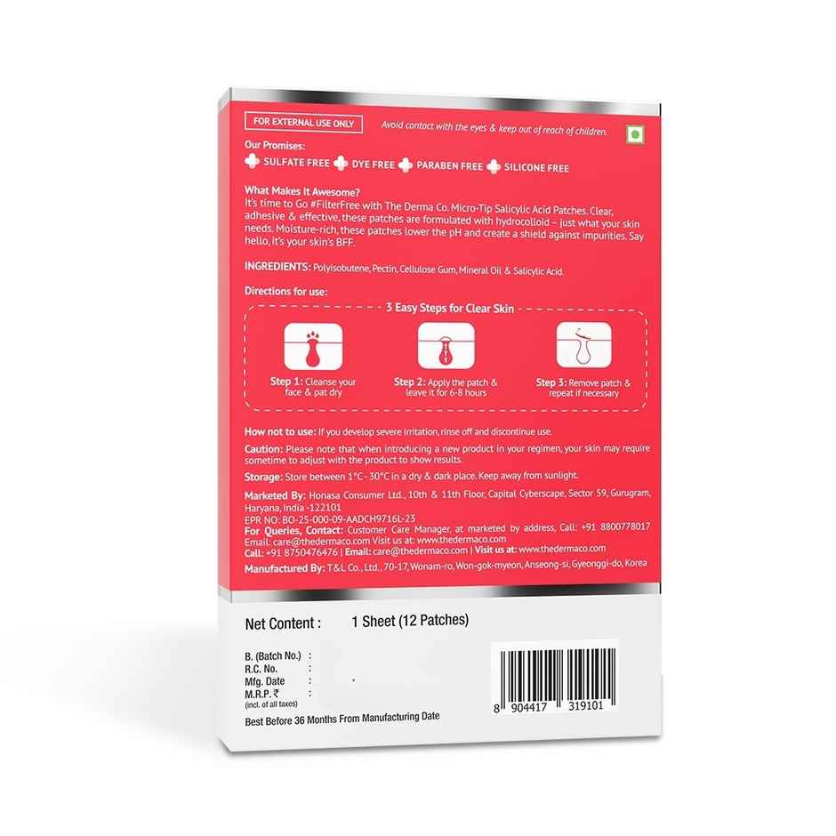 The Derma Co Micro-Tip Salicylic Acid Patches