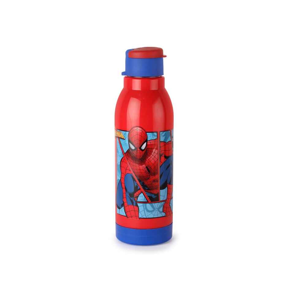 CELLO Lunch On Spiderman Gift Set Insulated Lunch Box & Water Bottle for Kids, Blue | Leak Proof