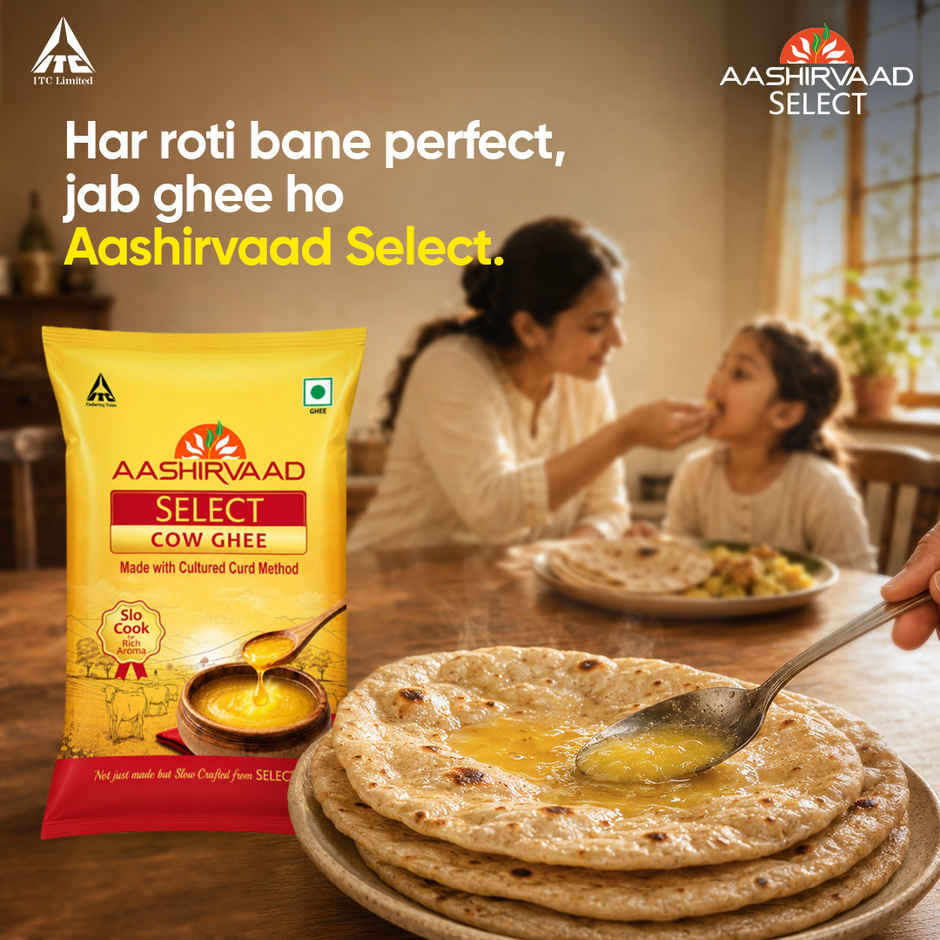 Aashirvaad Pure Cow Ghee | Pouch | Rich Aroma