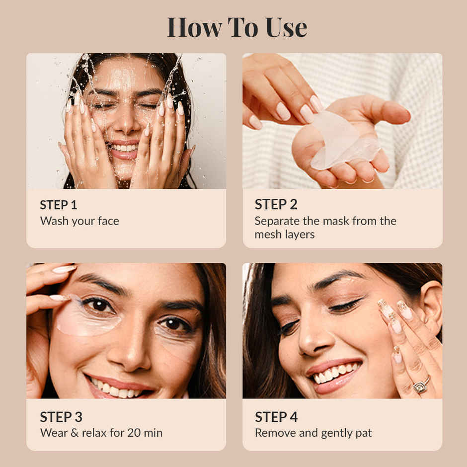 LuxaDerme Under Eye Bio-Cellulose Mask