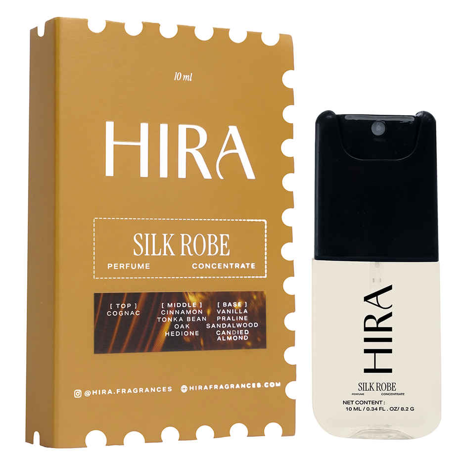 Hira Fragrances Silk Robe Long Lasting Eau De Perfume For Women | Cognac & Vanilla Notes