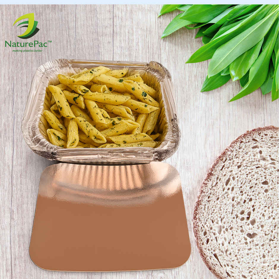Naturepac Foil Container + Lid | 250 ml
