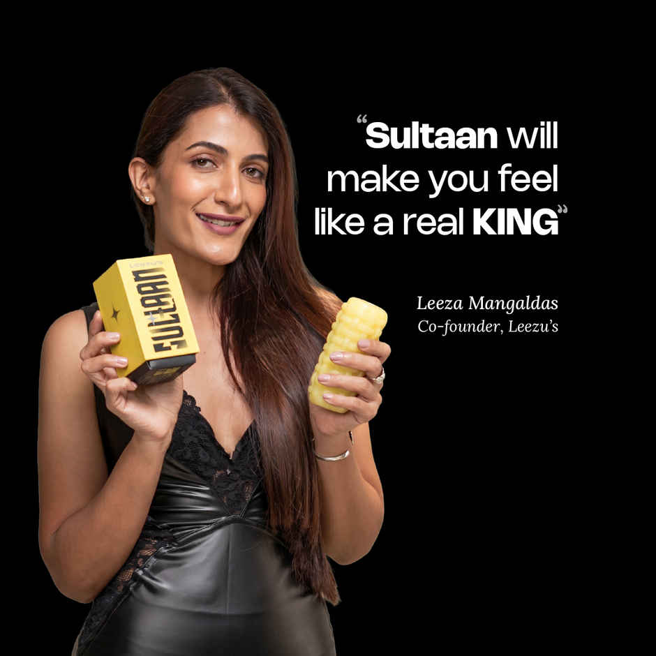 Leezu's Sultaan Stroker Personal Massager with Water Based Lubricating Gel