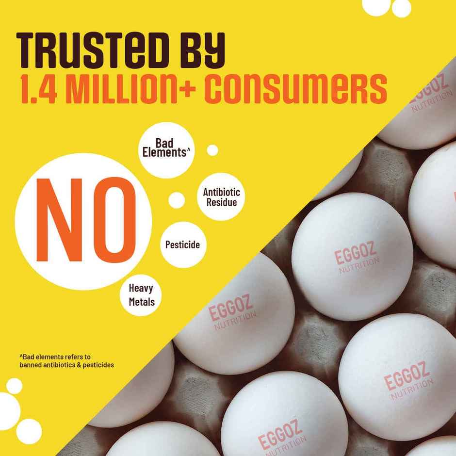 Eggoz Protein Rich Farm Fresh White Eggs