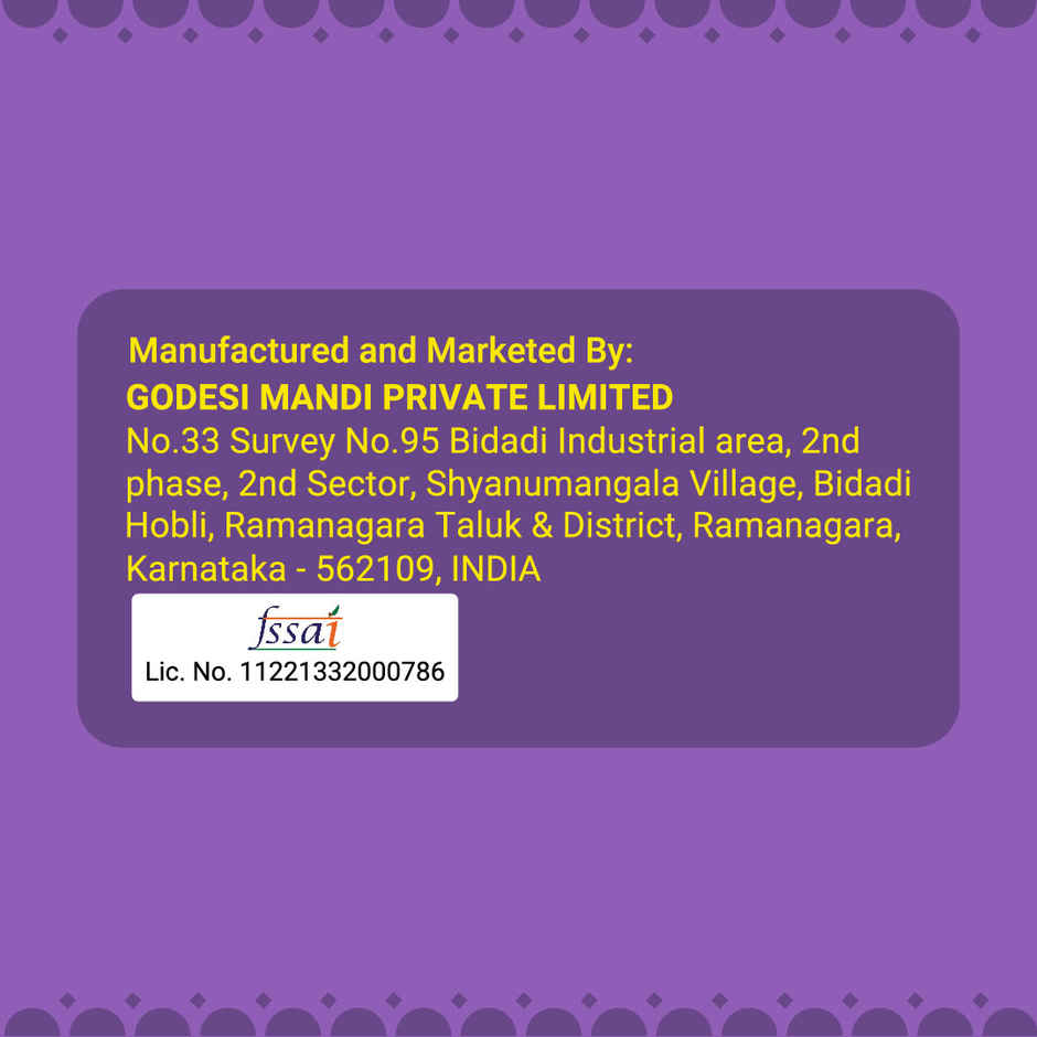 Dry Fruit Barfi, 6 Pcs | No Added Refined Sugar | Single Packs | Burfi | Sweets | By GO DESi