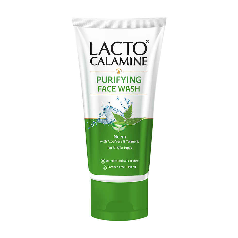 Lacto Calamine Facewash With Neem, Aloe Vera & Turmeric
