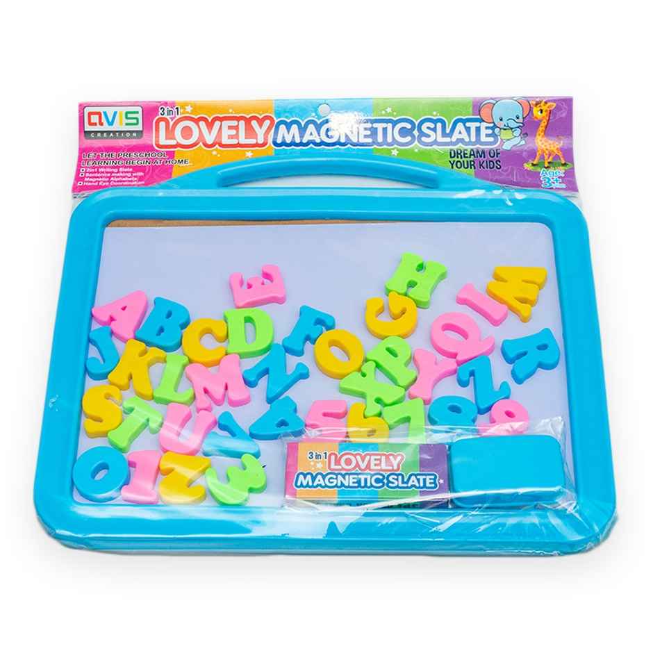 Ratna's Lovely Magnetic Slate 3 in 1 | Alphabets, Numbers | 3+ years