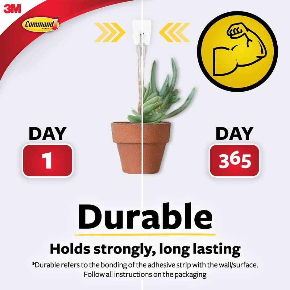 Command Small Wire Wall Hooks | White