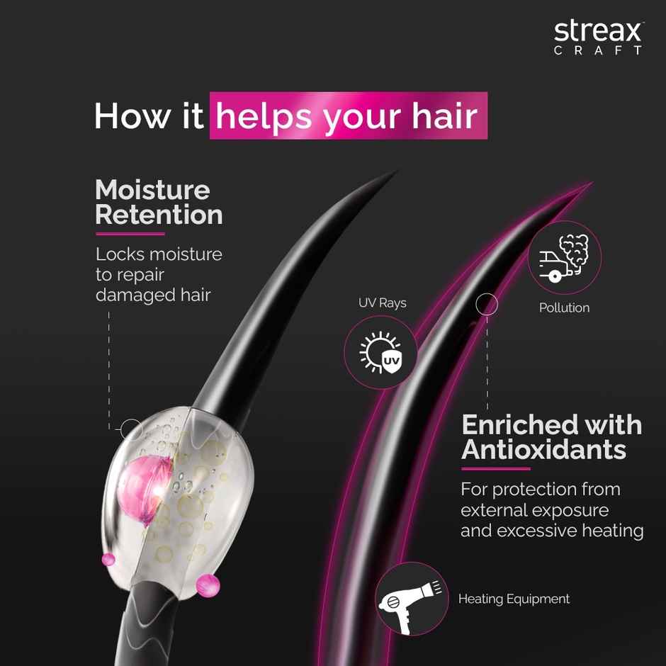Streax Craft Repair Shampoo For Dry And Damaged Hair