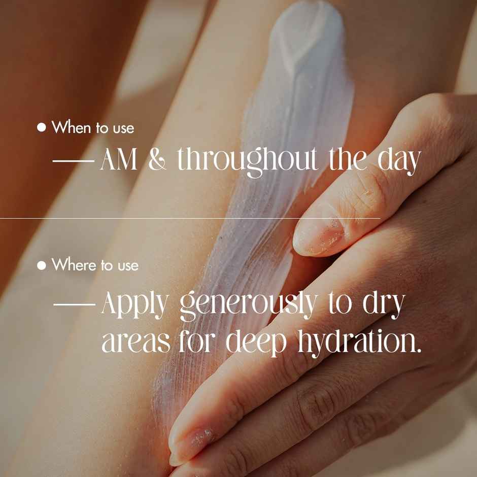 Secret Alchemist Calm Moisturising Body Cream with Hyaluronic Acid & Shea Butter for Relaxation