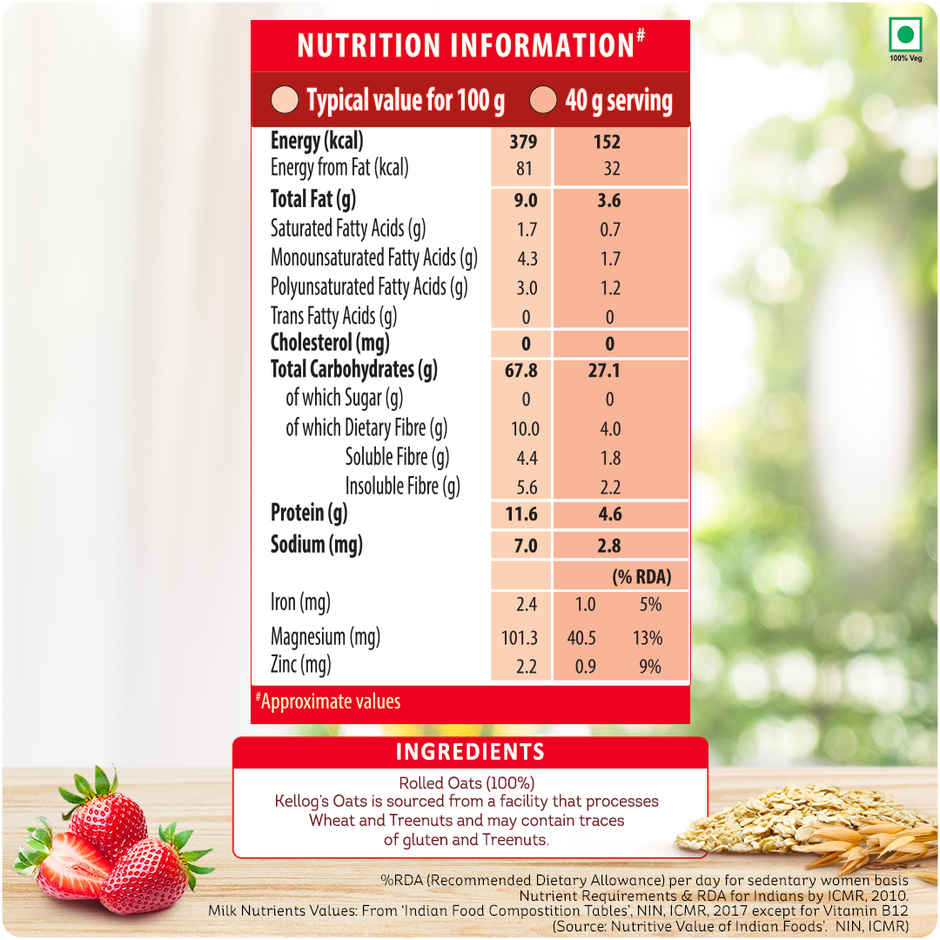 Kelloggs Oats - Heart to Heart Pouch