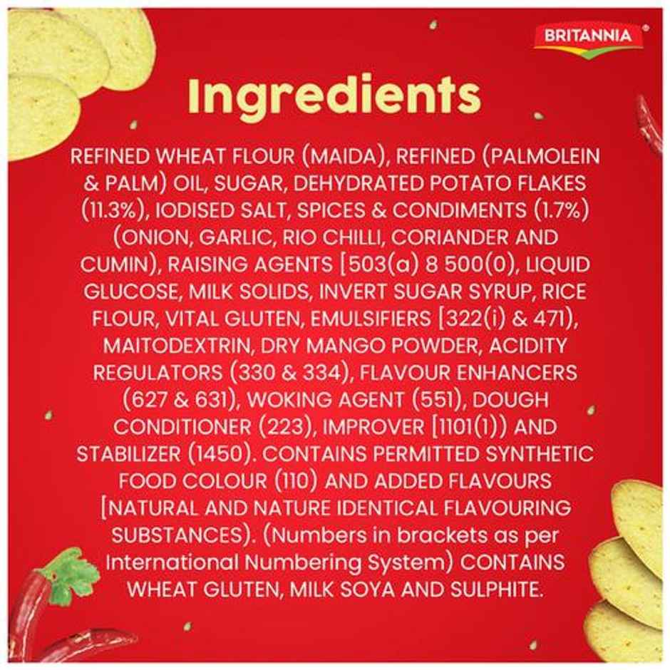 Britannia 50-50 Potazos Masti Masala Flavoured Crackers | Combo