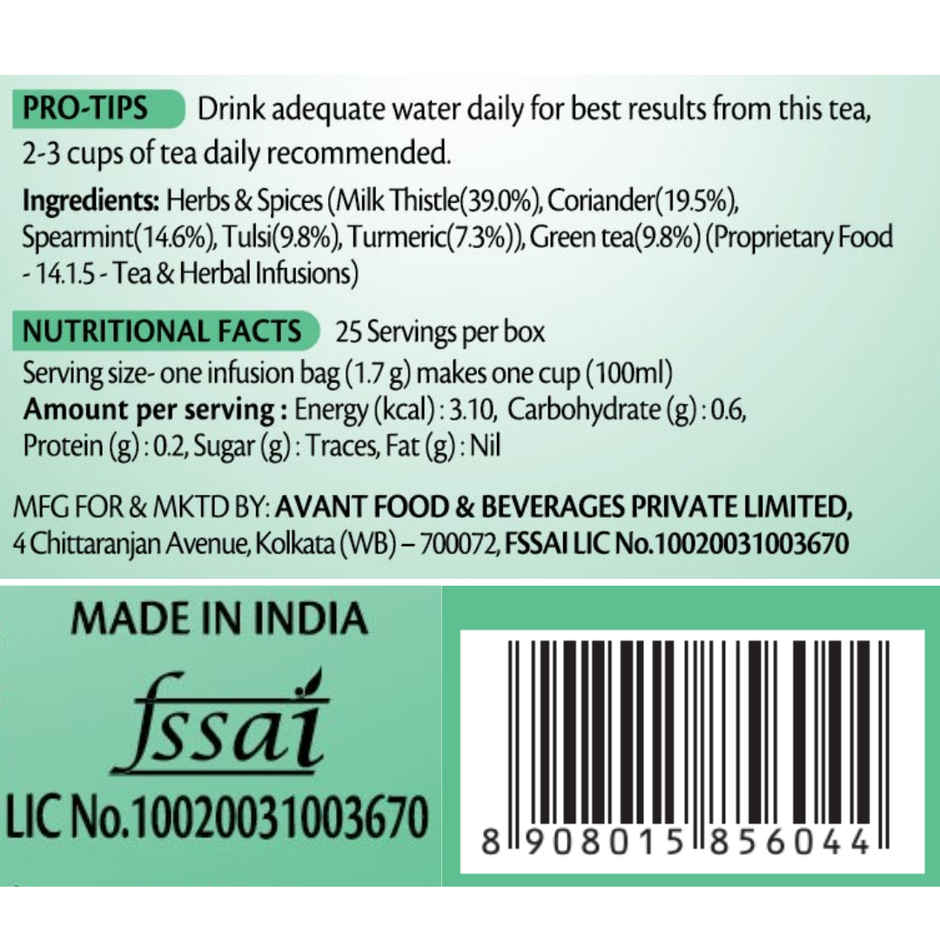 Roshi Detox Moroccan Mint & Tulsi Green Tea