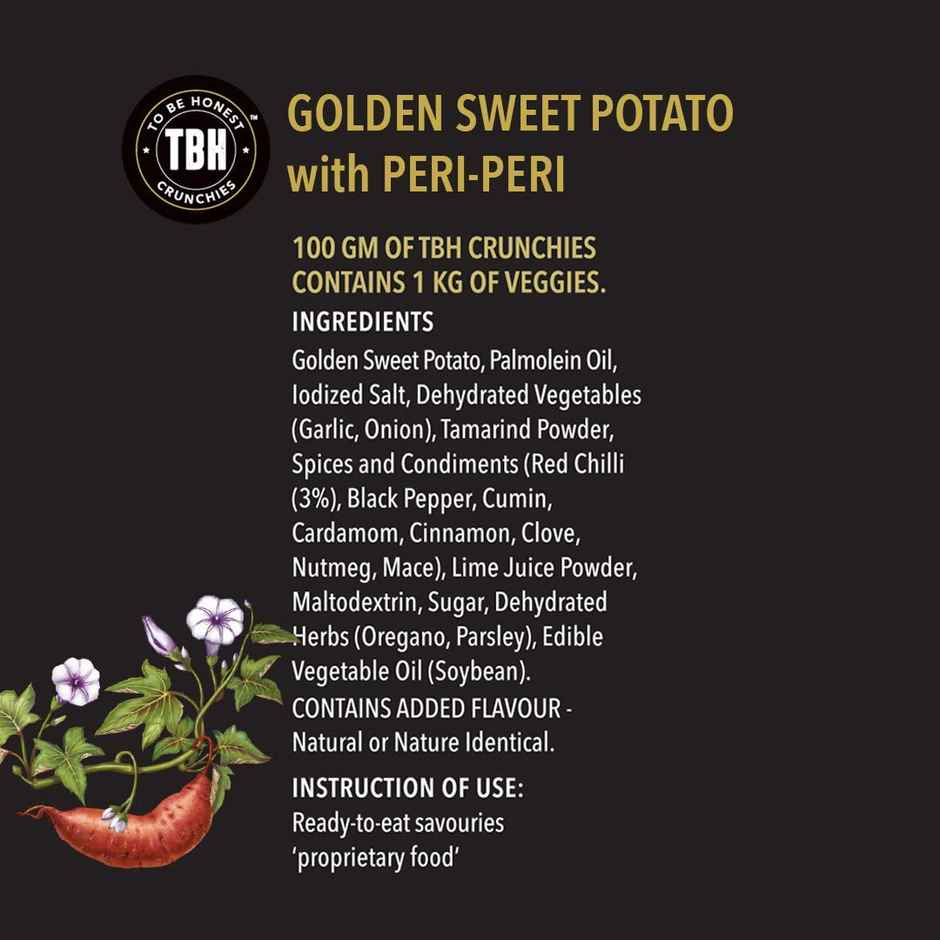 To Be Honest Golden Sweet Potato with Peri Peri