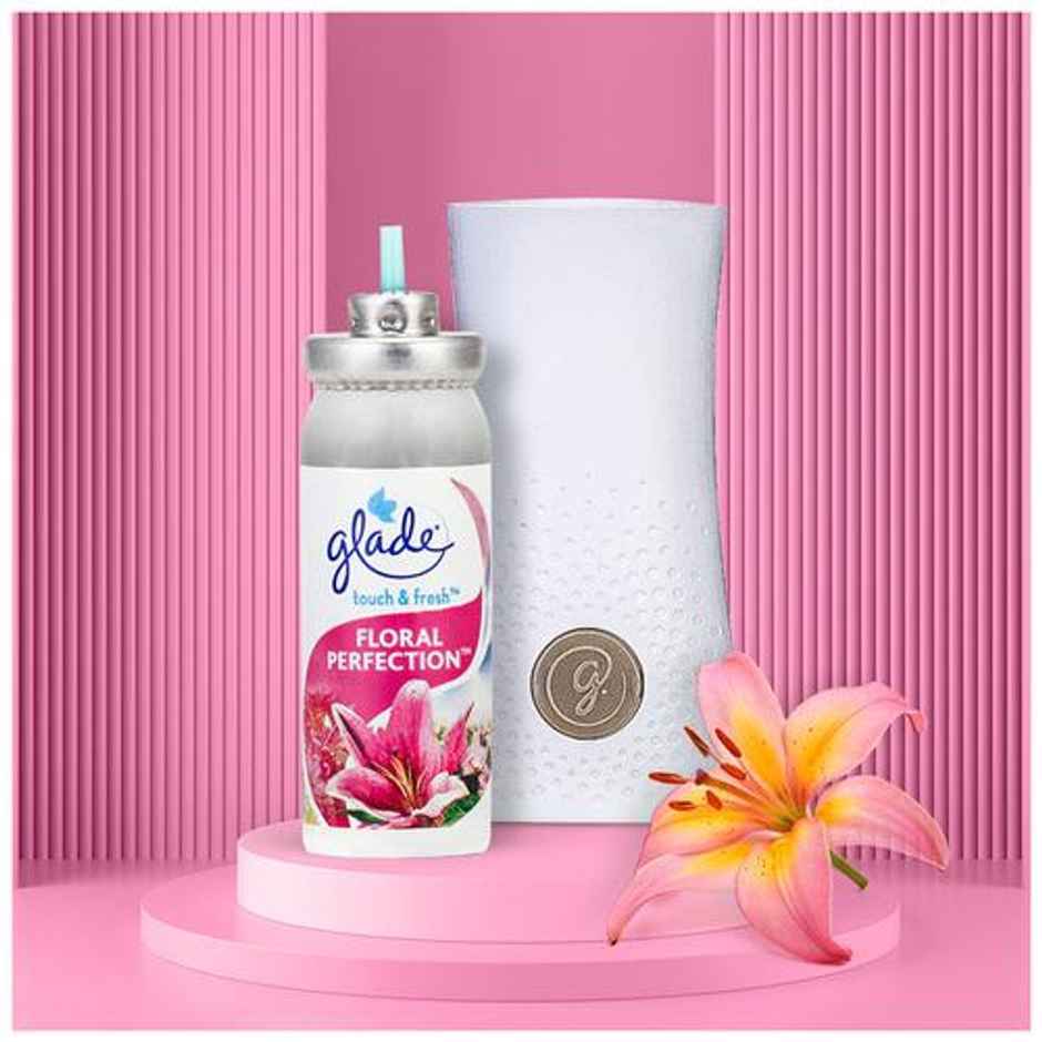 Glade Touch & Fresh Floral Room Freshener | Dispenser + Refill Combo