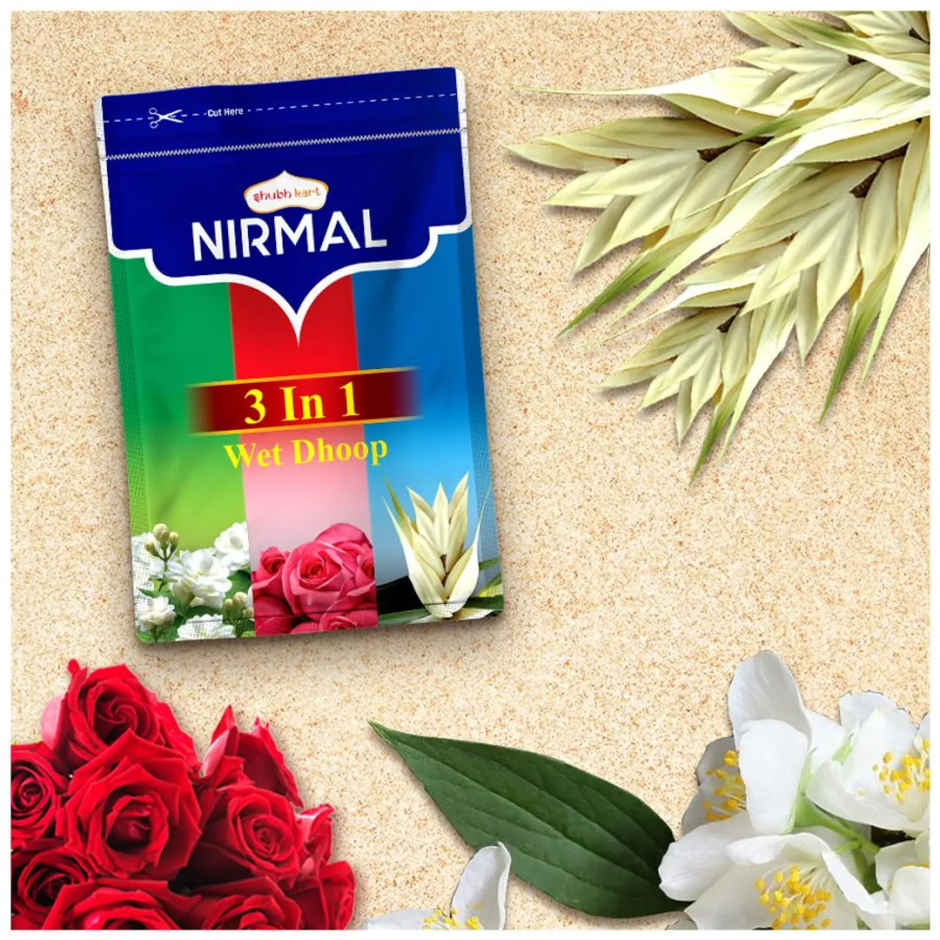 Nirmal 3 In 1 Wet Dhoop Zipper 