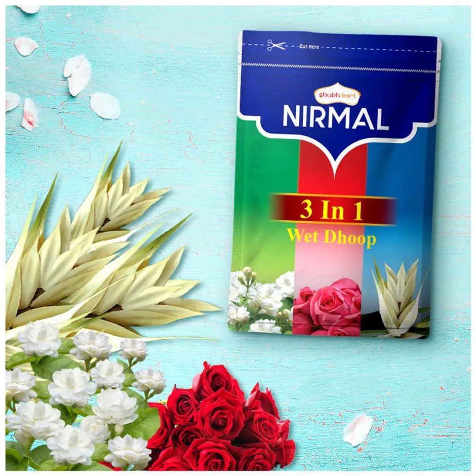 Nirmal 3 In 1 Wet Dhoop Zipper 