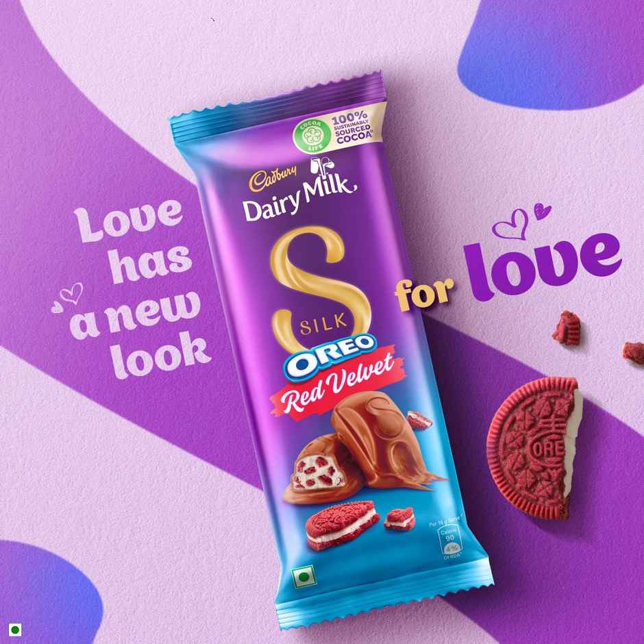 Cadbury Dairy Milk Silk Oreo Red Velvet Chocolate Bar