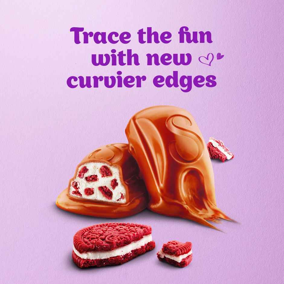 Cadbury Dairy Milk Silk Oreo Red Velvet Chocolate Bar