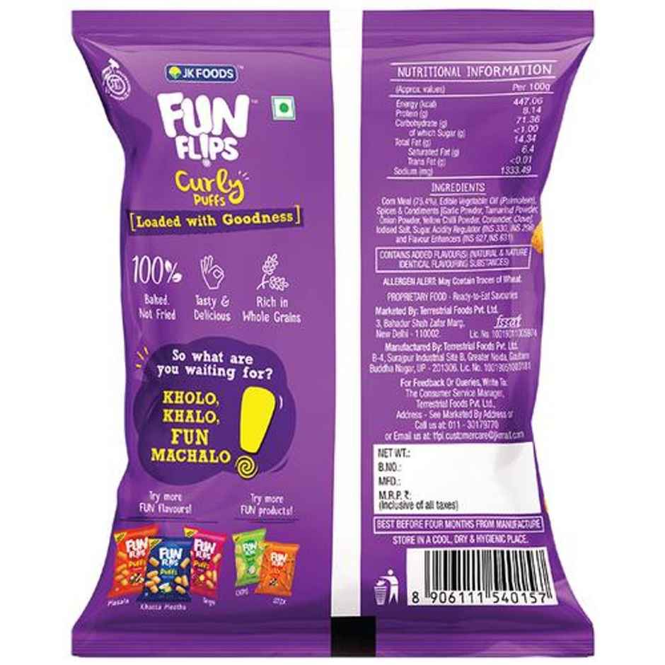 Fun Flips Puffs Mocktail Healthy Baked Snacks Combo 