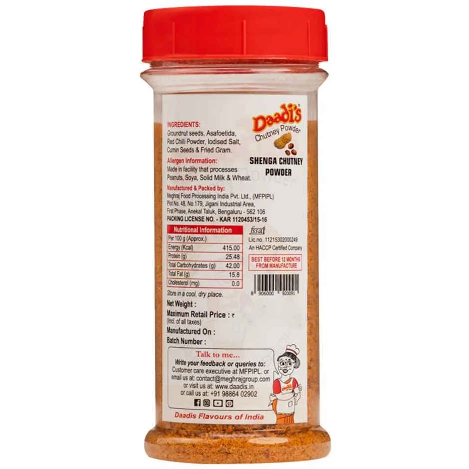 Daadi's Shenga Chutney Powder 