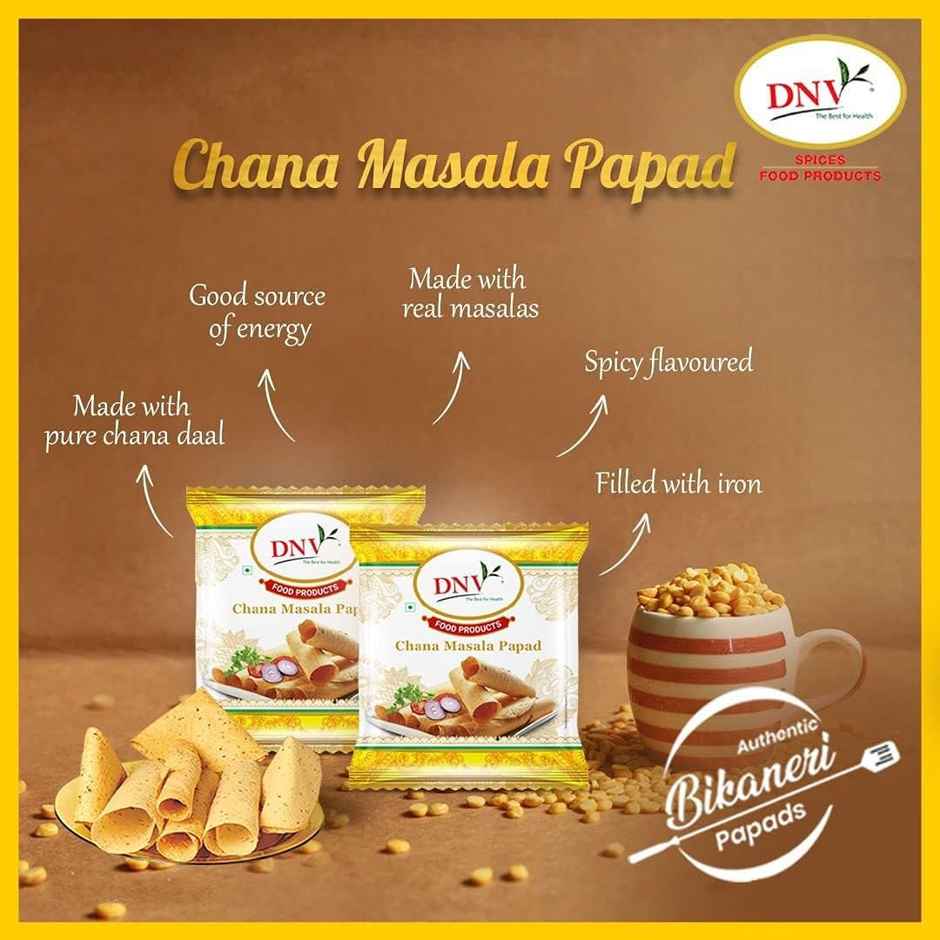 Dnv Chana Masala Papad