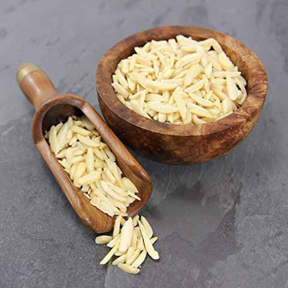Nut Toppers Blanched Almond Slices without Skin Sliced Almonds Flakes For Cake & baking