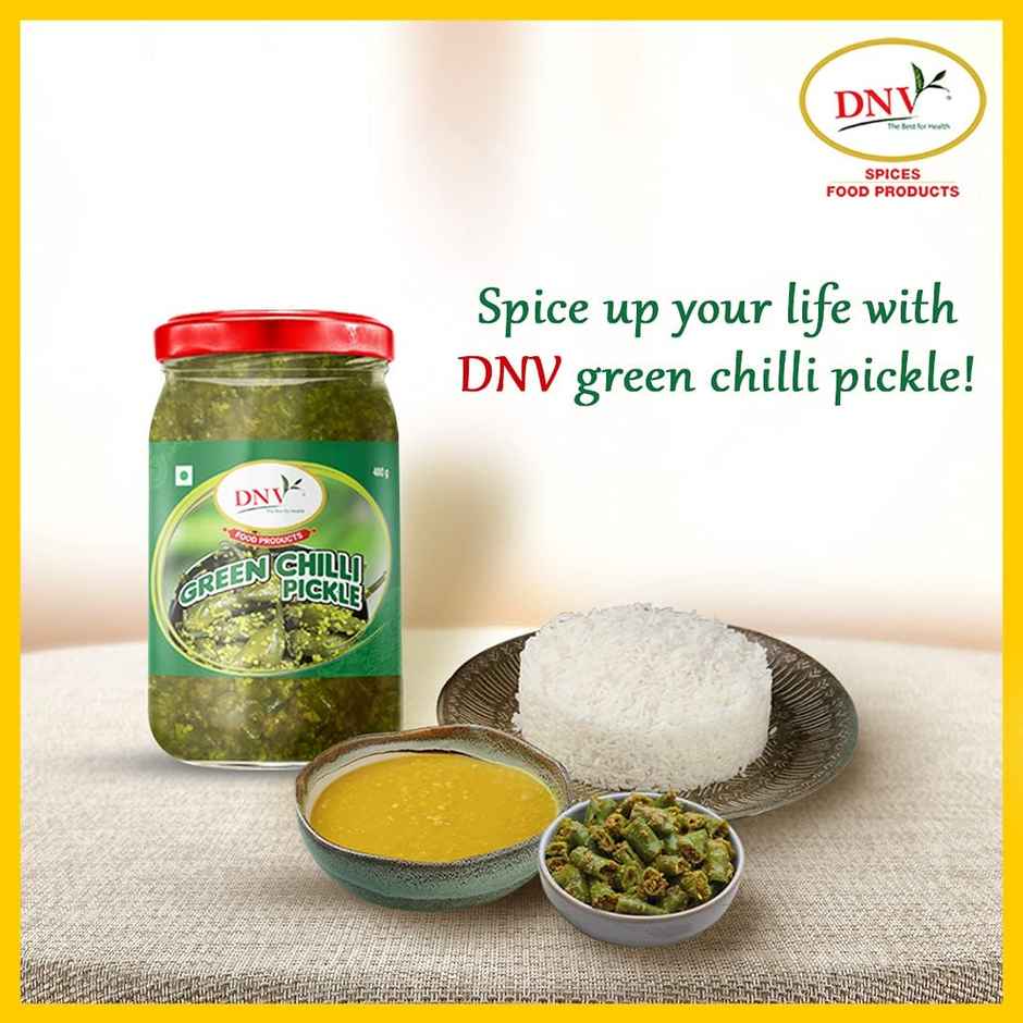 Dnv Green Chilli Pickle Ms