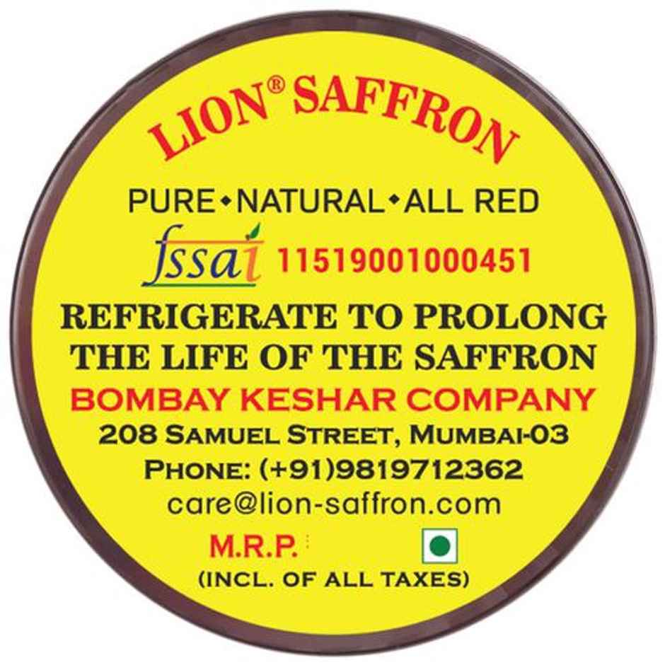 Lion Saffron Pure A++ Kesar | For Cooking and Health