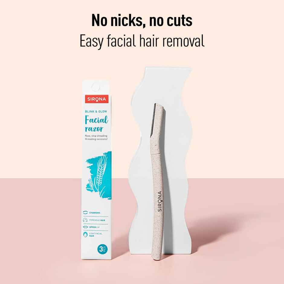 Sirona Blink And Glow Face Razor For Women Facial