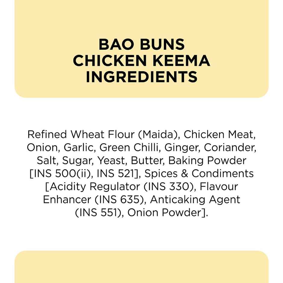Prasuma Bao Buns - Chicken Keema(100gms) & Prasuma Bao Buns - Butter Chicken(300gms) Combo