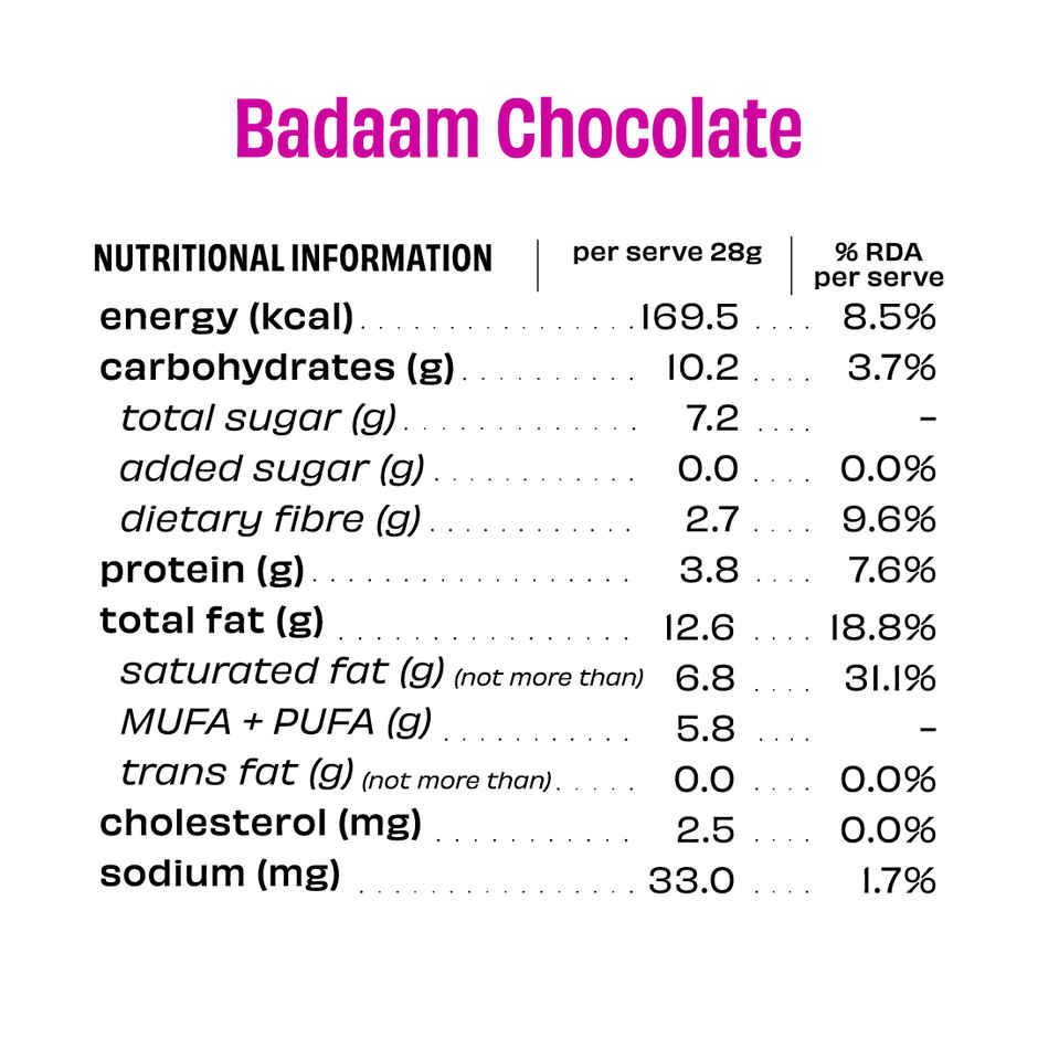 The Whole Truth Badaaaam Chocolate Bar With Almonds