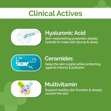 The Derma Co Oil-free Daily Face Moisturizer With Hyaluronic Acid Ceramides For Hydrated Skin